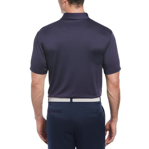 NEW Ben Hogan Men's size Small Blue Striped Short Sleeve Golf Polo Sun Shirt - Picture 2 of 2